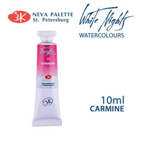 Farba akwarelowa White Nights 10 ml | różne odcienie - Karmin