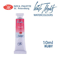 Farba akwarelowa White Nights 10 ml | różne odcienie - Rubinowy