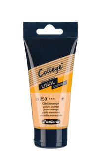 Farba do linorytu Schmincke College Linol 75 ml – 250 Żółtopomarańczowy