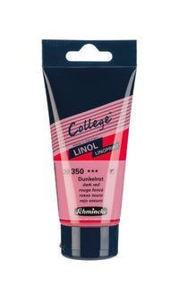 Farba do linorytu Schmincke College Linol 75 ml – 350 Ciemnoczerwony