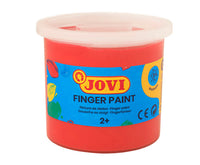 Farba do malowania palcami JOVI 125 ml | różne odcienie – czerwony