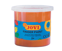Farba do malowania palcami JOVI 125 ml | różne odcienie – pomarańczowy