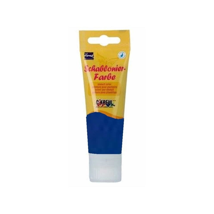 Farba do szablonów Kreul 75 ml | różne odcienie - ultramaryna