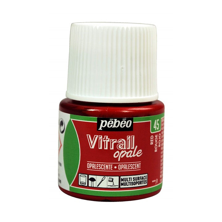 Farba do szkła Pebeo Vitrail Opale | Artmie