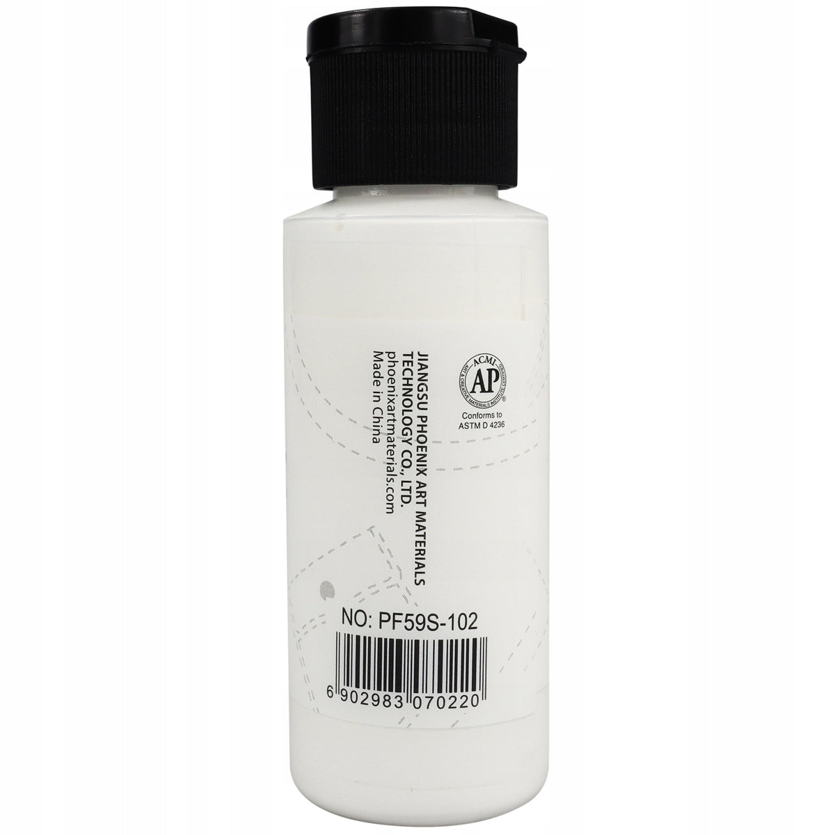Farba do tkanin Phoenix 59 ml biała