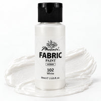 Farba do tkanin Phoenix 59 ml biała