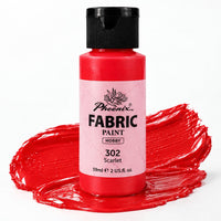 Farba do tkanin Phoenix 59 ml szkarłatna 302