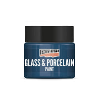 Farba do szkła i porcelany PENTART - 30 ml – 21344 - turkusowo-niebieska