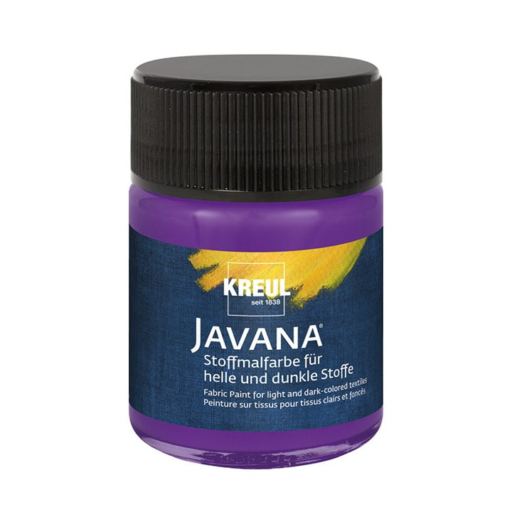 Farba do jasnych i ciemnych tkanin JAVANA 50 ml | różne kolory | Artmie