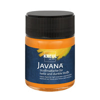Farba do jasnych i ciemnych tkanin JAVANA 50 ml – pomarańczowa