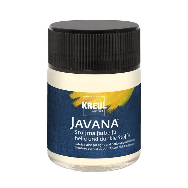 Farba do jasnych i ciemnych tkanin JAVANA 50 ml – Vanille