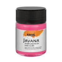 Farba do jasnych tkanin JAVANA 50 ml | różne kolory | Artmie
