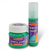 Farba do tkanin - 50 ml – 3484 - zielona