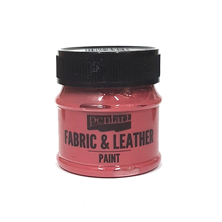 Farba do tkanin i skóry Pentart 50 ml – bordowa