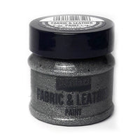 Farba do tkanin i skóry Pentart 50 ml – Glittering grafitowa