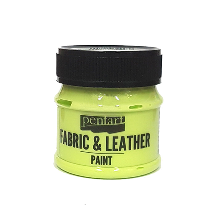 Farba do tkanin i skóry Pentart 50 ml – Lime
