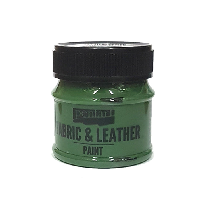 Farba do tkanin i skóry Pentart 50 ml – zielona