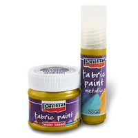 Farba do tkanin metaliczna - 20 ml