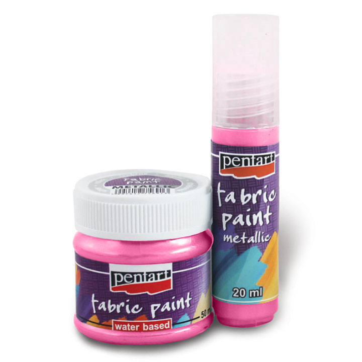 Farba do tkanin metaliczna - 20 ml