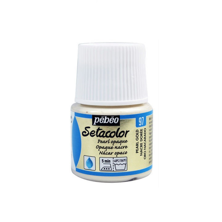 Farba na textil Pebeo Setacolor Opaque Pearl 45 ml | różne kolory | Artmie