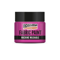 Farba do tkanin świecąca w ciemności Pentart 30 ml – różowa