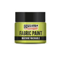 Farba do tkanin świecąca w ciemności Pentart 30 ml – żółta