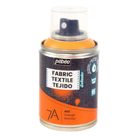 Farba do tkanin w sprayu Pebeo 7A 100 ml – 403 pomarańczowa