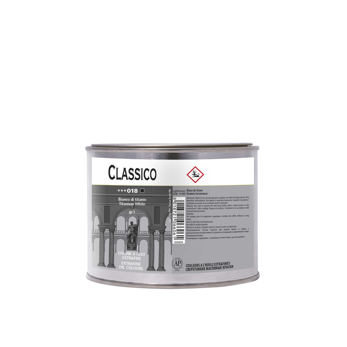 Farba olejna Maimeri Classico - 500 ml | wybierz odcień – Czerń z kości słoniowej