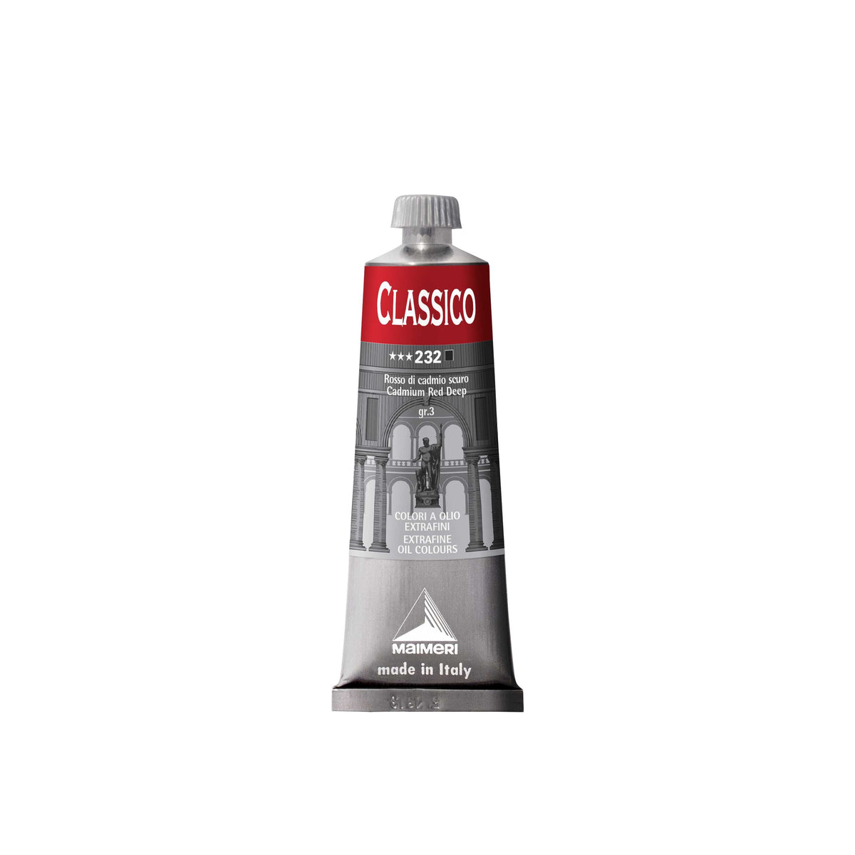 Farba olejna MAIMERI Classico - 60 ml | wybierz odcień – Czerwień kadmowa ciemna