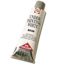 Farba olejna podkładowa biała 101 Talens / 150ml | Artmie