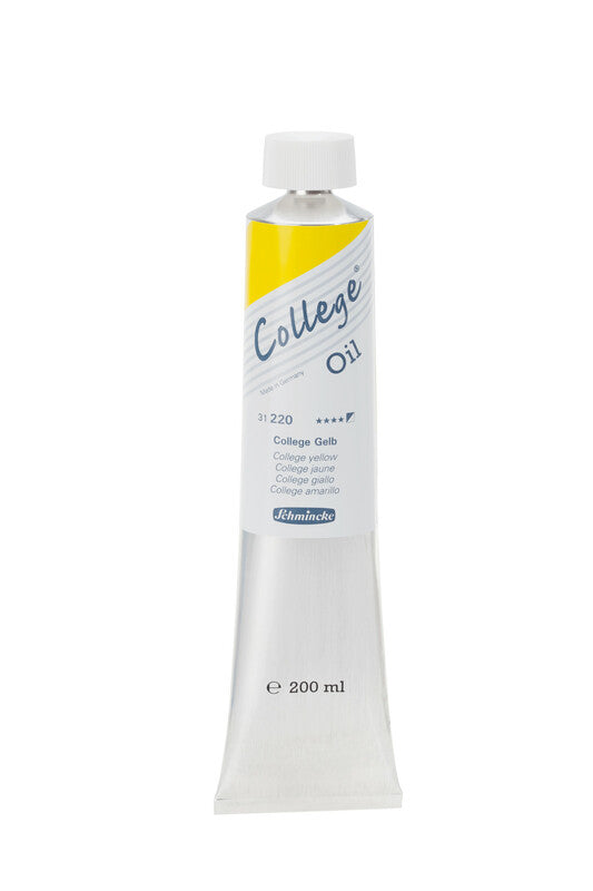 Farba olejna Schmincke College Oil 200 ml – 220 Żółcień College