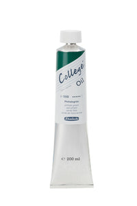 Farba olejna Schmincke College Oil 200 ml – 500 Zieleń ftalowa