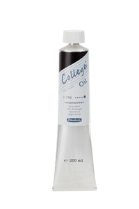 Farba olejna Schmincke College Oil 200 ml – 710 Czerń sadzy