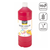 Farba plakatowa Creall, 1 000 ml – ciemnoczerwony