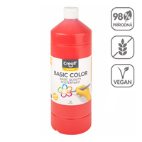 Farba plakatowa Creall, 1 000 ml – jasnoczerwony