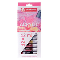 Farby akrylowe Art Creation / zestaw 12 szt x 12 ml | Artmie