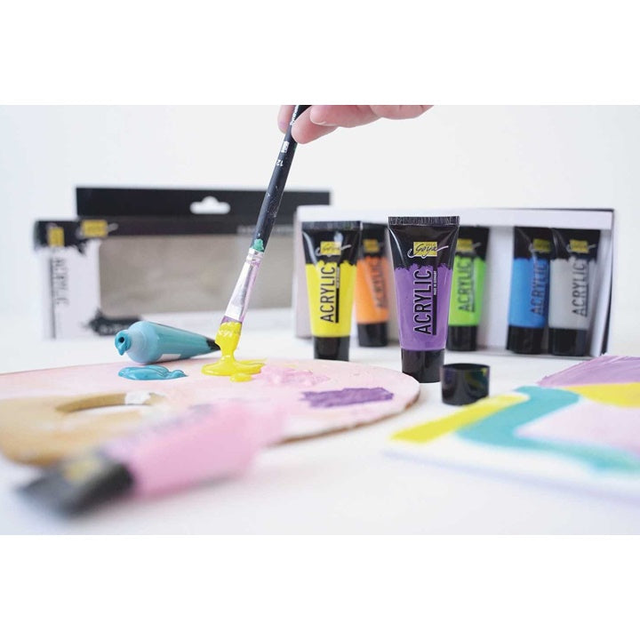 Farby akrylowe Kreul Solo Goya / zestaw mieszany 8 x 20 ml | Artmie