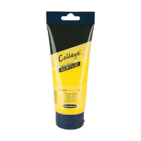 Farby akrylowe Schmincke College Acrylic 200 ml – 220 College żółty