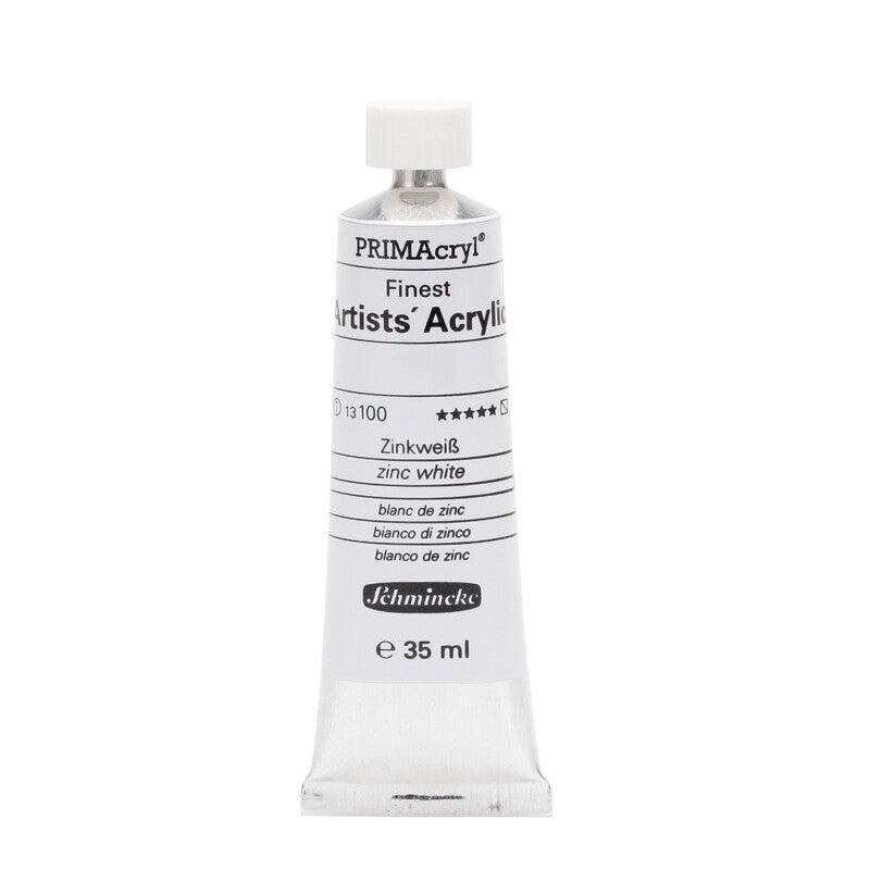 Farby akrylowe Schmincke PRIMAcryl Professional 35 ml – 100 Biel cynkowa