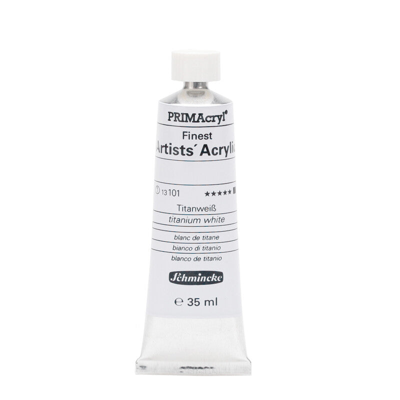 Farby akrylowe Schmincke PRIMAcryl Professional 35 ml – 101 Biel tytanowa