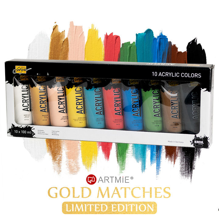 Farby akrylowe Solo Goya - ARTMIE Gold Matches | Artmie