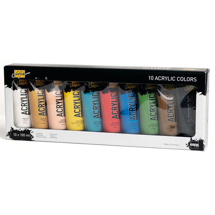 Farby akrylowe Solo Goya - ARTMIE Gold Matches | zestaw 10 x 100 ml | Artmie