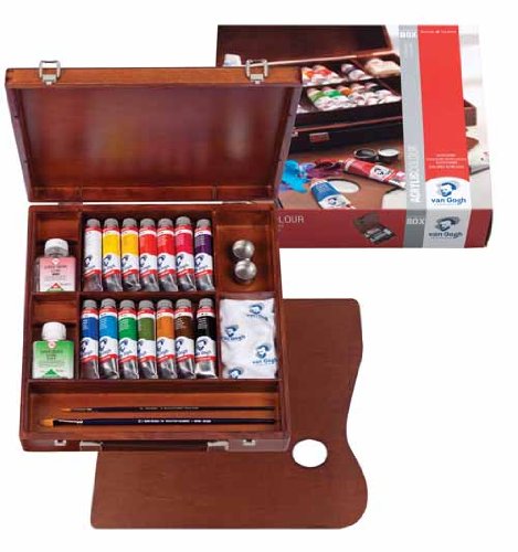 Farby akrylowe Van Gogh Inspiration box / zestaw 14 szt x 40 ml   akcesoria | Artmie