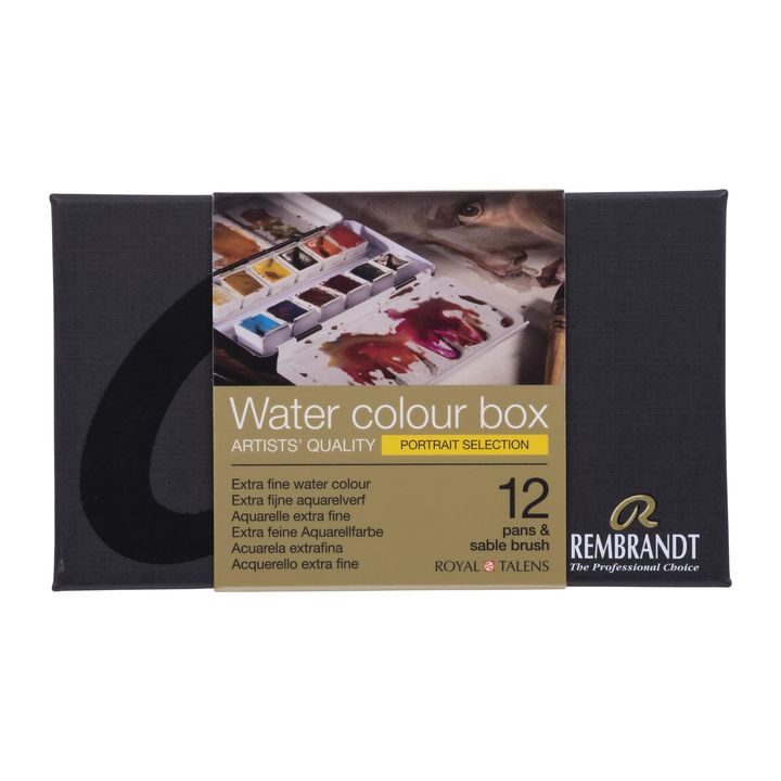 Farby akwarelowe Rembrandt box 12 szt | Artmie