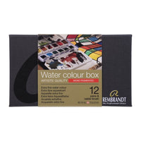 Farby akwarelowe Rembrandt Monopigmented box 12 farb | Artmie