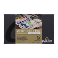 Farby akwarelowe Rembrandt Opaque White Mixing box 12 farb | Artmie