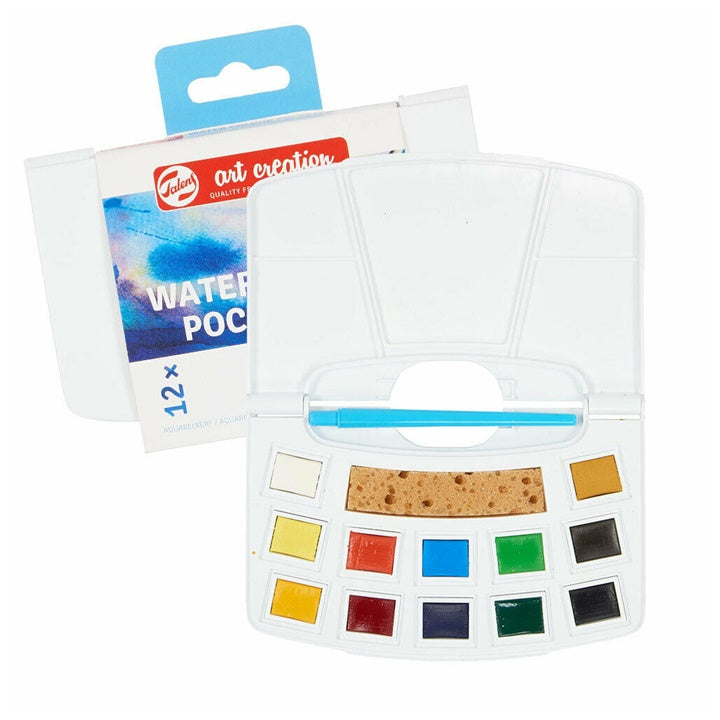 Farby akwarelowe w plastikowej kasecie ArtCreation / 12 szt. | Artmie