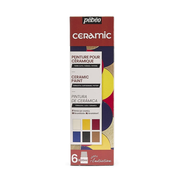 Farby na keramiku  Pebeo Ceramic 6 x 20 ml | Artmie