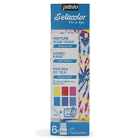 Farby do jasnych tkanin  Pebeo Setacolor 6 x 20 ml | Artmie