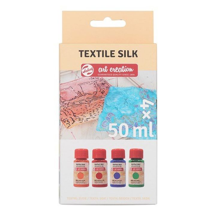 Farby do jedwabiu  Talens Art Creation Basic / zestaw 4 x 50 ml | Artmie